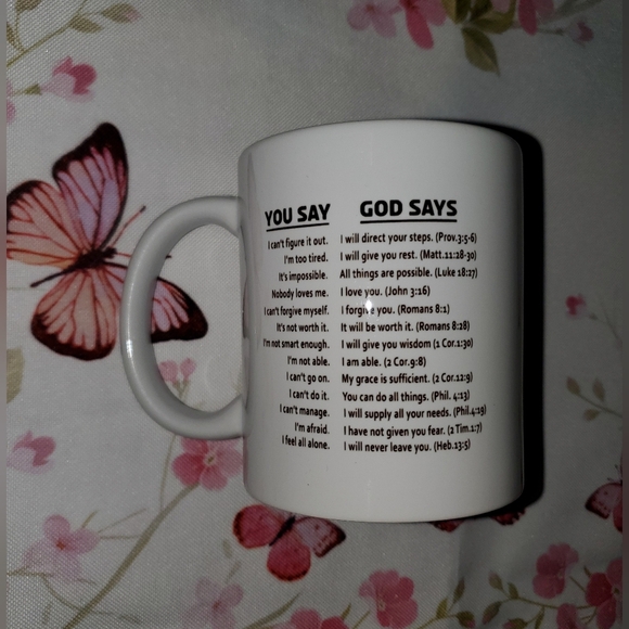 God Says Coffee Mug - Picture 2 of 3